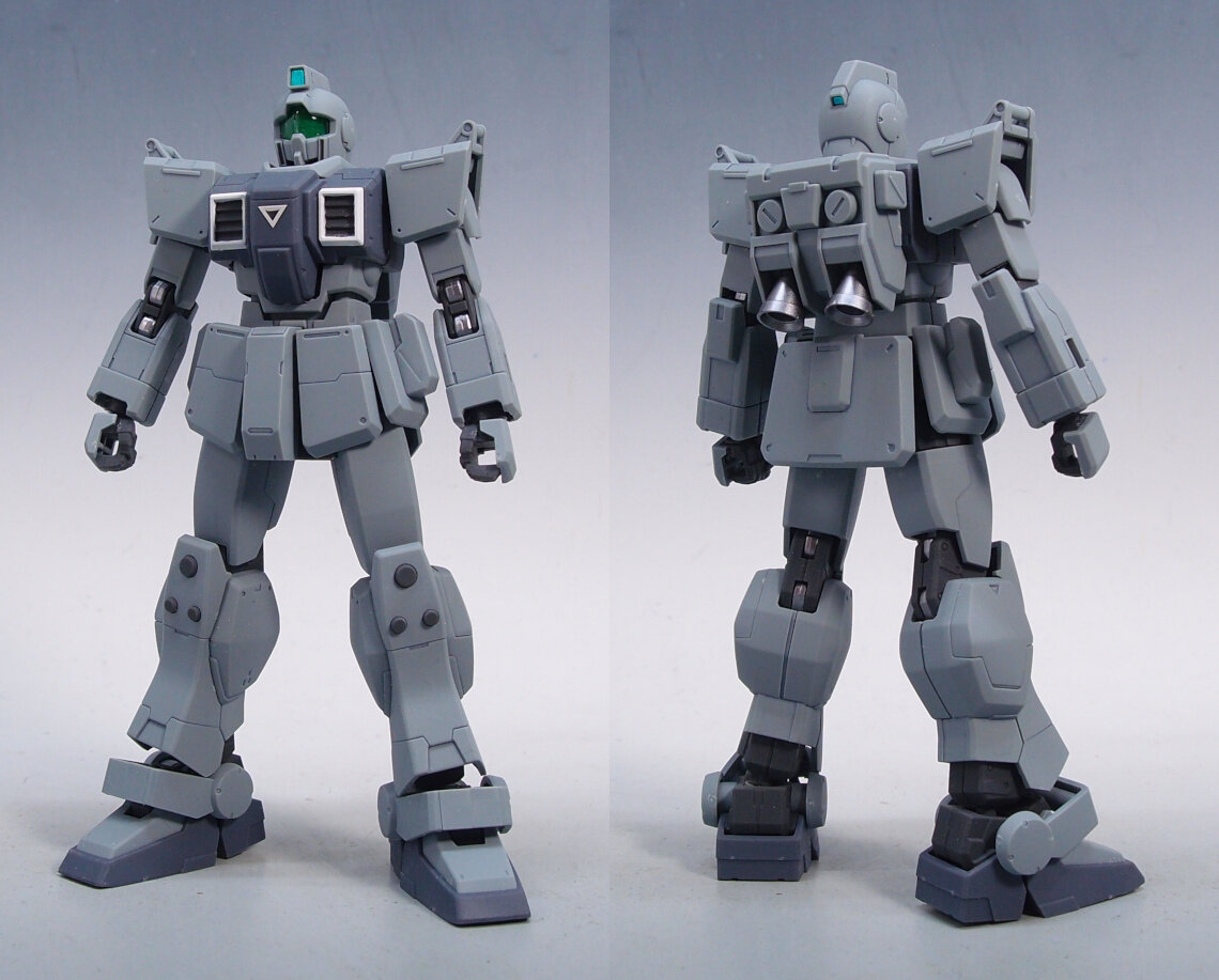 HG 陸戦型ジム（スレイヴ・レイス隊仕様）（パラシュート