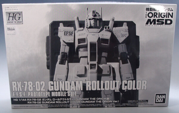 HG ORIGIN RX-78-02 ガンダム ロールアウトカラー : G-01格納庫