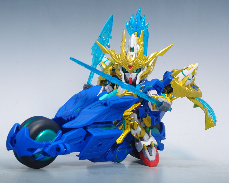 SDガンダム 三国創傑伝フルセット＋α SD 三国創傑伝 07 趙雲ダブルオーガンダム&碧竜駆 : G-01格納庫