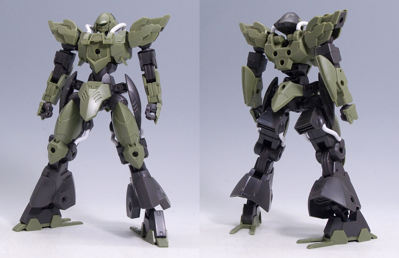 HG ガンダム 30MM ヴェルデノヴァ セット、格納庫 30MM ヴェルデノヴァ[グリーン] : G-01格納庫2（仮）