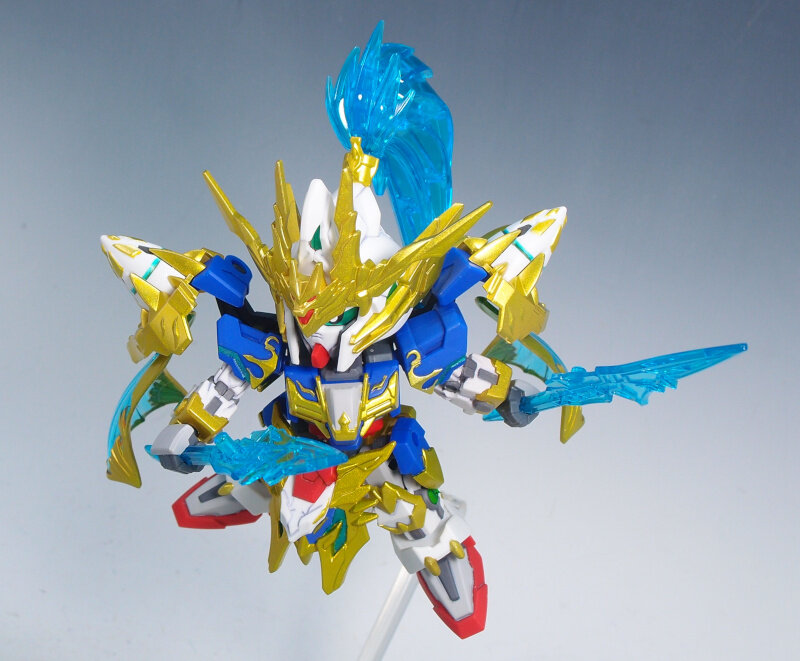 SDガンダム 三国創傑伝フルセット＋α SD 三国創傑伝 07 趙雲ダブルオーガンダム&碧竜駆 : G-01格納庫