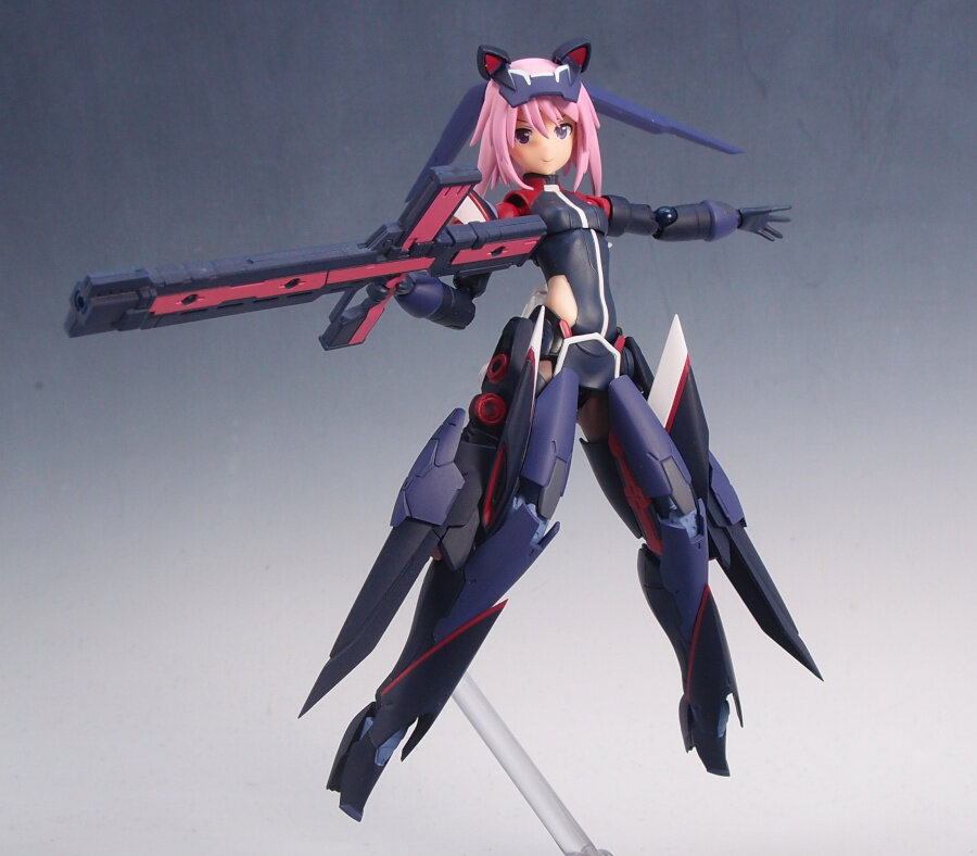 未開封！美品！比良坂夜露 （勇躍）figma 504「アイギス•ギア•アリス」 アリス・ギア・アイギス』比良坂夜露【勇躍】がfigmaシリーズ