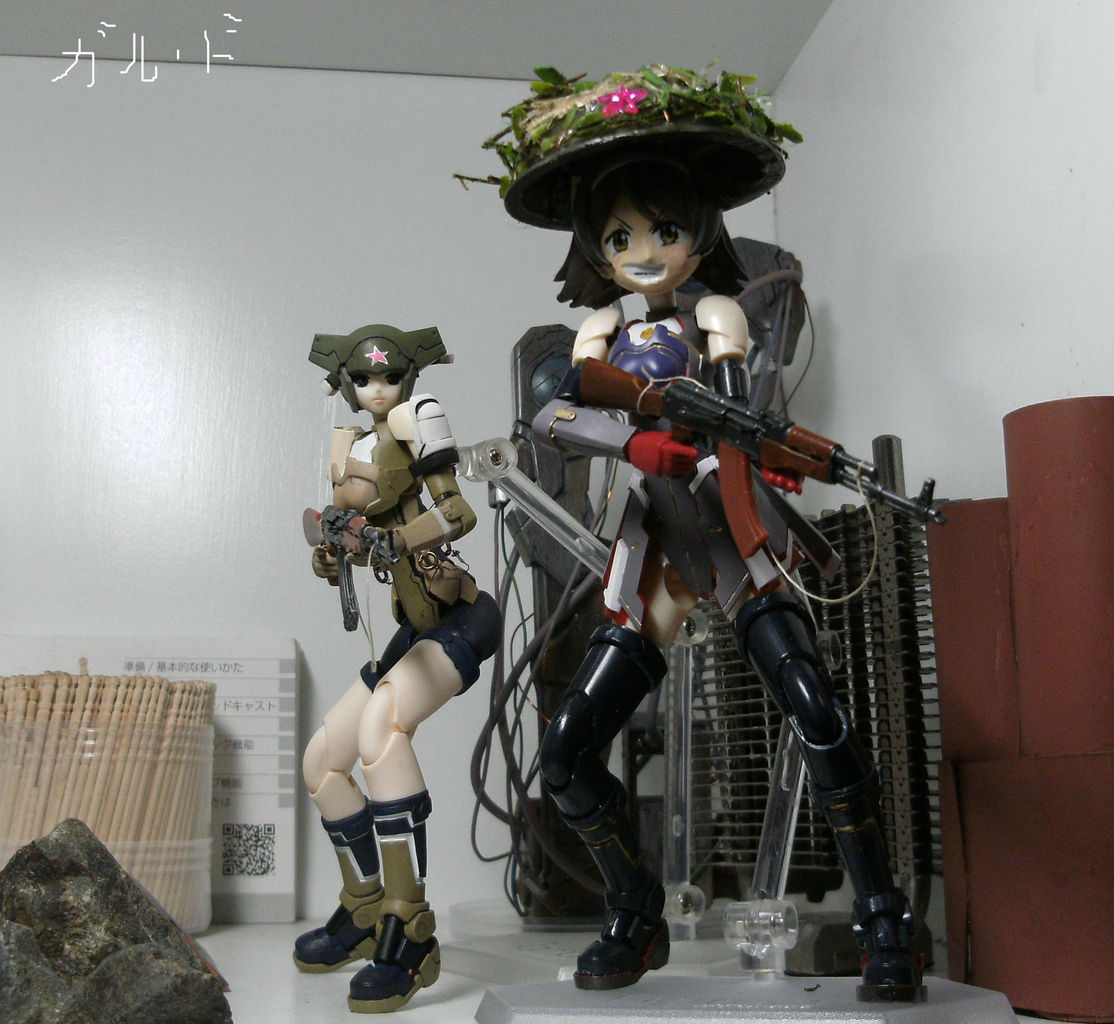 人形劇進捗 画像８枚 関節パーツ自作 ガル ドのおもちゃプレイゾーン