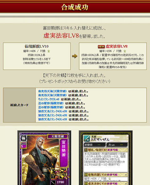 富田極限結果★