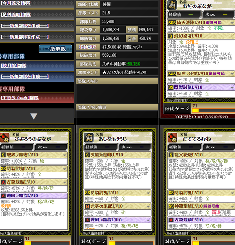 完成蘆名部隊