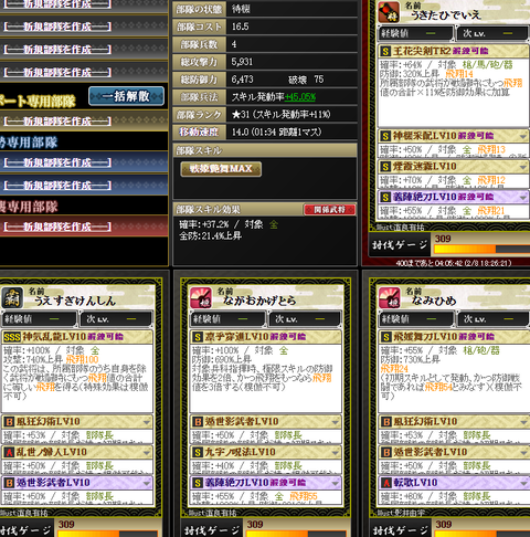 宇喜多部隊裏