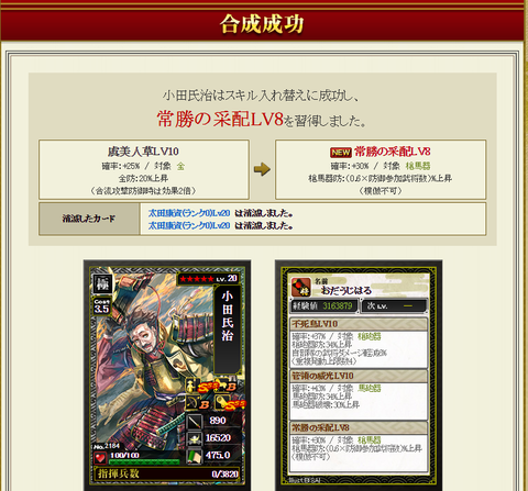 小田合成②・・・成功