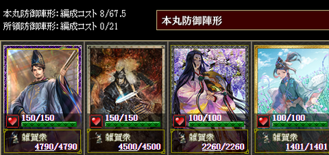 追加部隊表