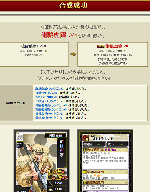 前田ラスト結果