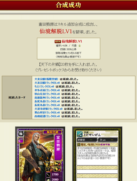 富田極限結果