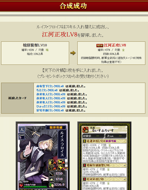 由布結果