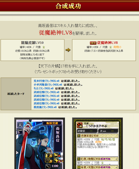 高坂付け替えりべ結果