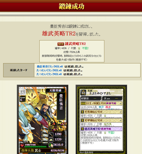 秀吉極限鍛錬２