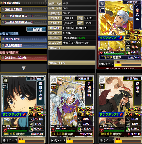 今川部隊現在表