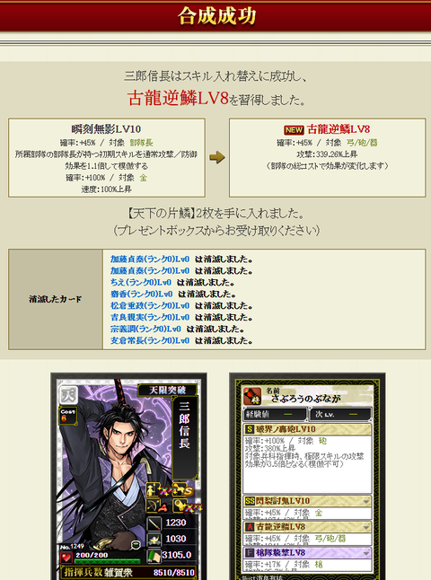 三郎付け替え⓶結果