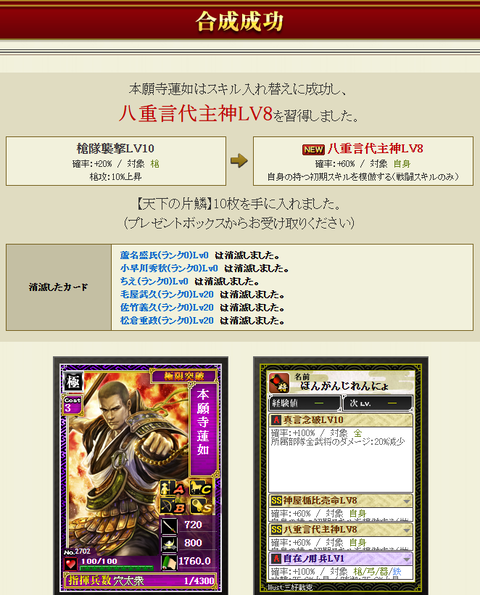 本願寺3枠結果