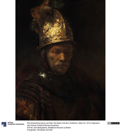 レンブラント 金の兜の男