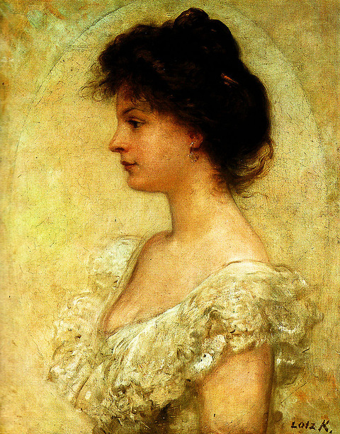 1890 Portrait of Kornélia Lotz