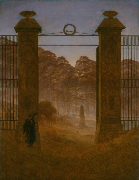 墓地　フリードリヒ