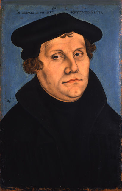 マルティン・ルターの肖像　クラナハ