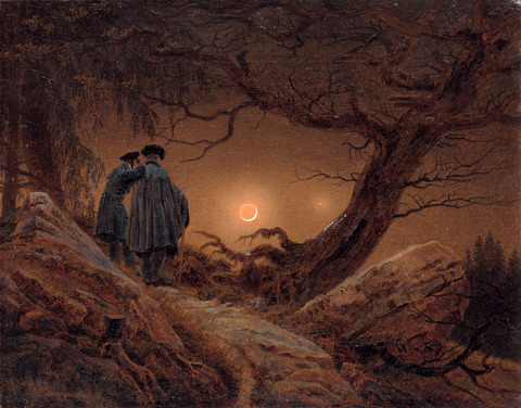 Caspar_David_Friedrich_-月夜に沈思する二人の男