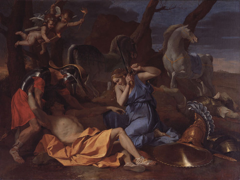 Poussin, 聖なる殉教とエルミニア