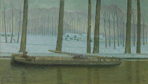 1909　ヴィルブローク運河のはしけ