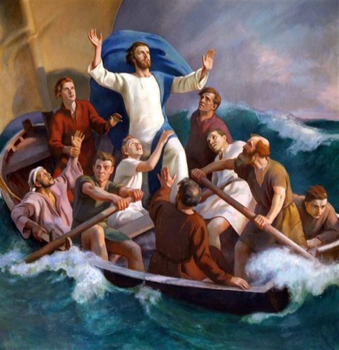 1926 In a storm with Jesus