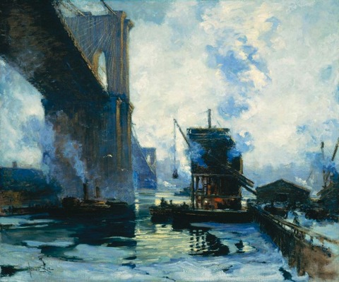 1911-12 川の朝