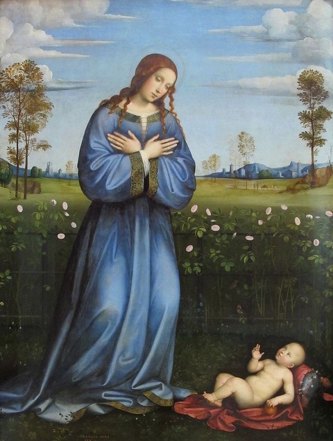 1500  Francesco_francia,_adorazione_del_bambino