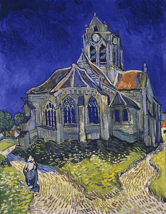 模写油絵 ゴッホの名作_ローヌ川の星月夜 何気無い MA3189 売買