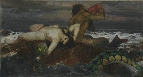 ベックリン トリトンとネレイド