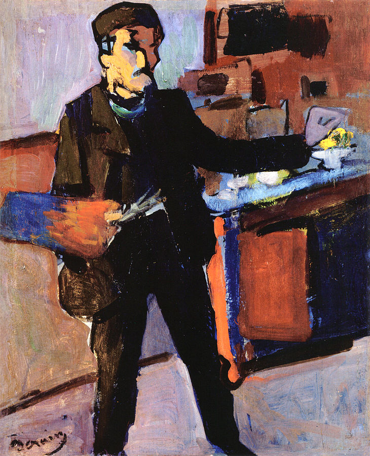 アンドレドラン　港　1905年　額装　絵画 アンドレ・ドラン（Andre Derain） - キャンバス上の傑作絵画