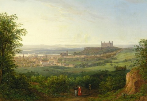 ブラチスラヴァの風景 ウィルヘルム・エルハルト作