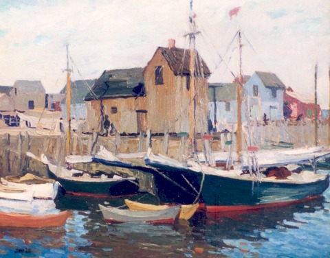 Boats_at_Dock,_by_Jonas_Lie