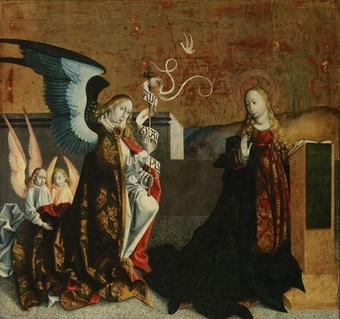 受胎告知 Tabuľa Mariánskeho oltára