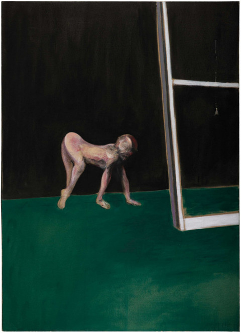 床を這う子供 フランシス・ベーコン