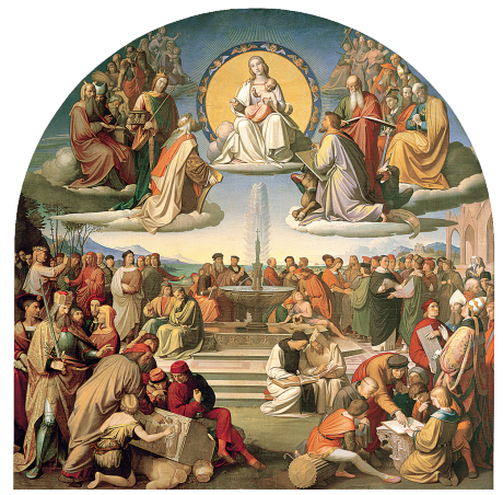 芸術における宗教の勝利 フリードリヒ・オーヴァーベック