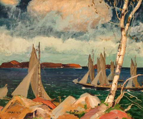 Yachting_on_the_Maine_Coast,_by_Jonas_Lie