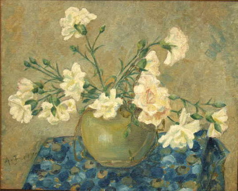 1910 Un bouquet d'oeillets vars