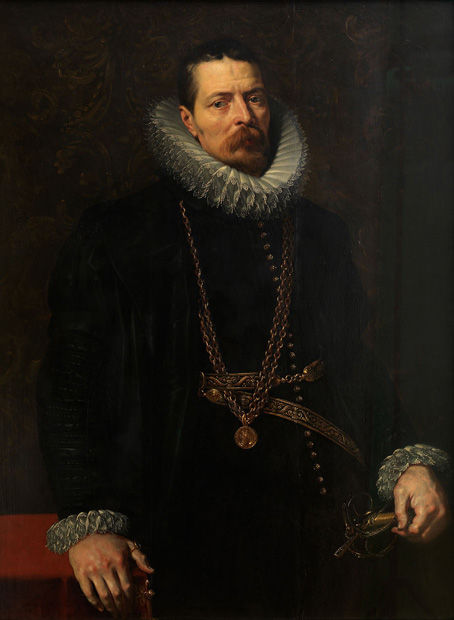 男の肖像　ルーベンス