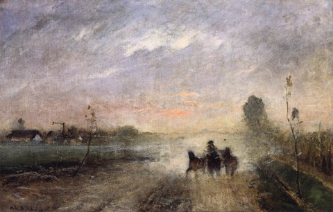 1874 土埃の田舎道