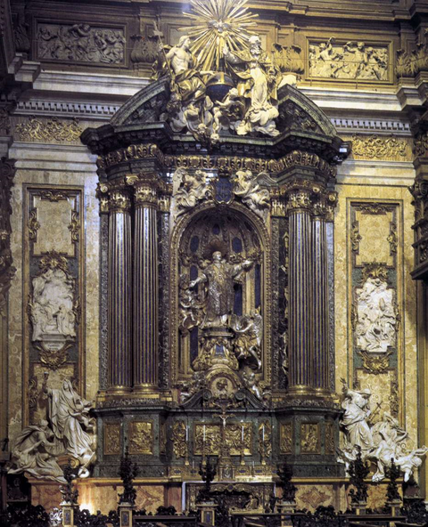 1695‐99　Altarpiece of Saint Ignatius Loyola