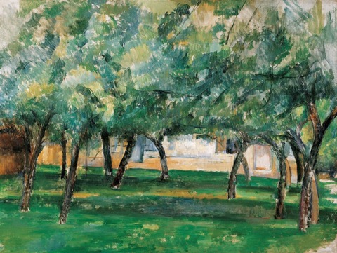 ノルマンディの農場 セザンヌ