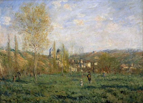 ヴェトゥイユの春 モネ