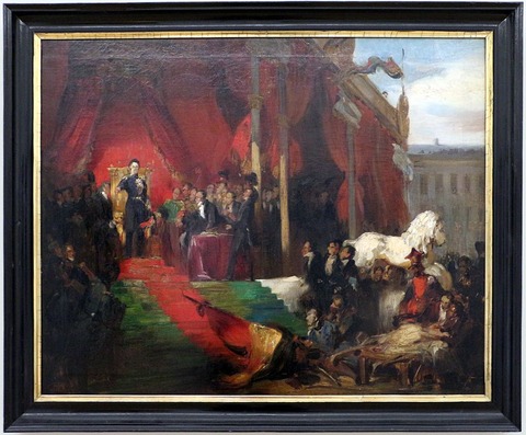 1835頃 1831の レオポルド1世の宣誓