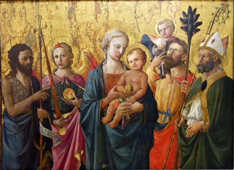 聖母子と聖人たち
