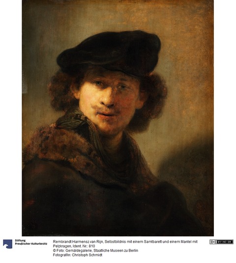 自画像 レンブラント