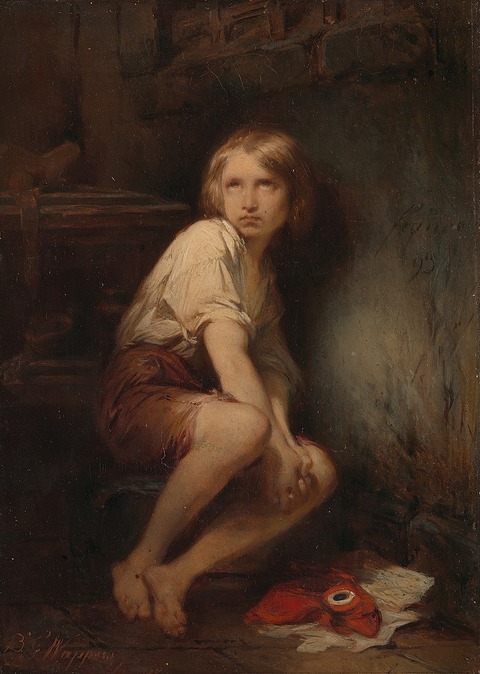 監禁されるルイ17世