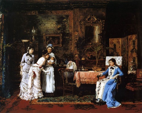 1879 赤ん坊の訪問者たち